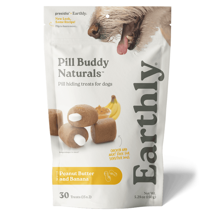 Pill Buddy Peanut Butter & Banana Dog Treats, 30ct