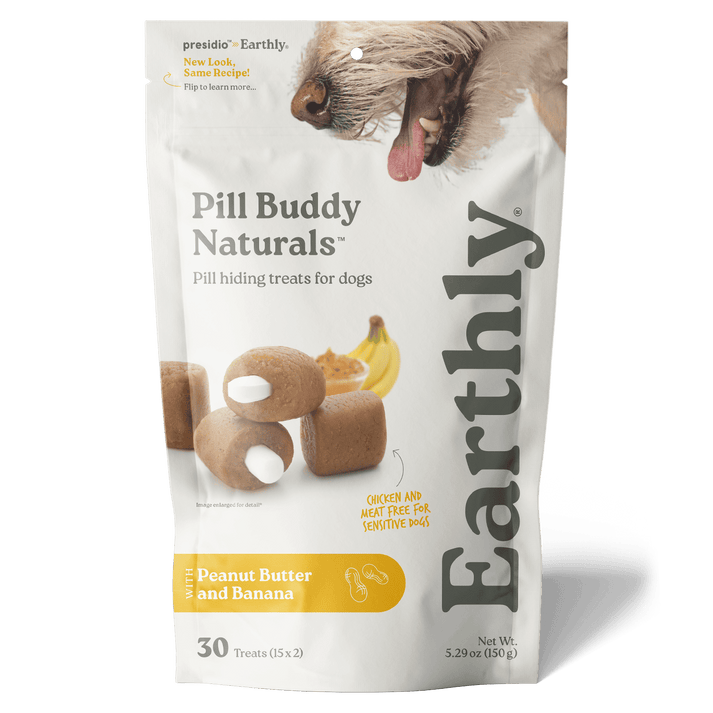 Pill Buddy Peanut Butter & Banana Dog Treats, 30ct