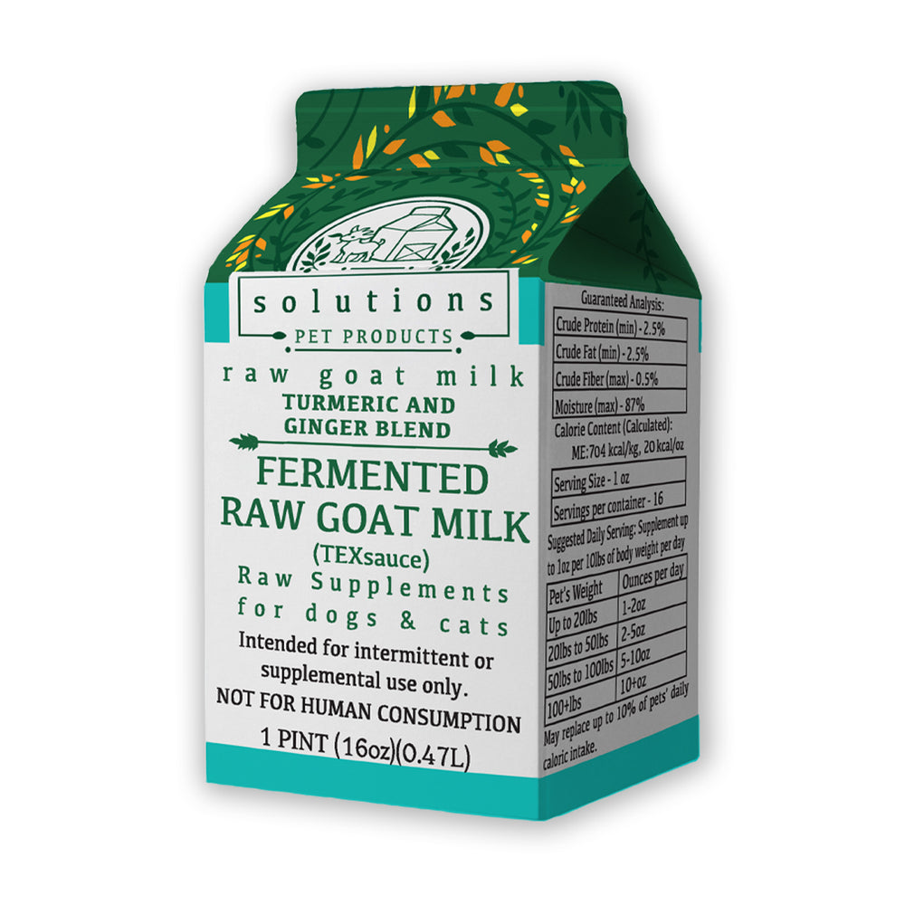 Solutions Pet Products Frozen Raw Goat Milk TexSauce