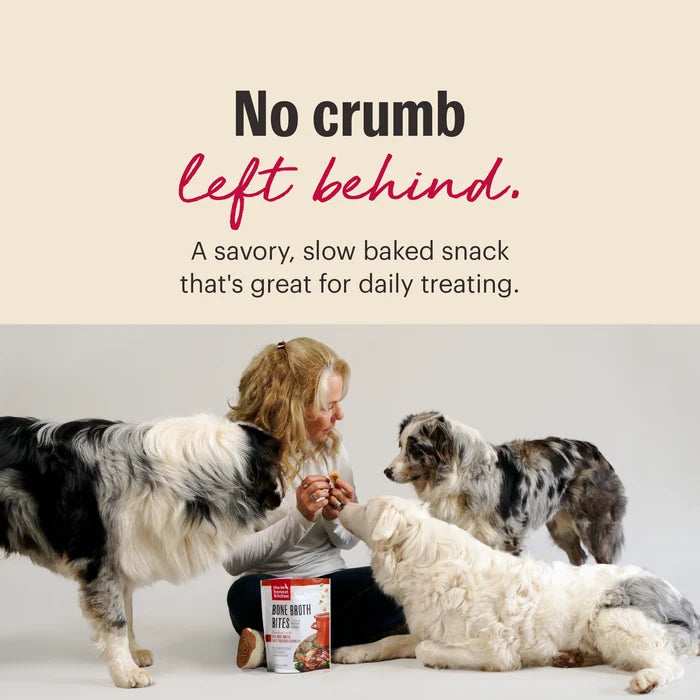 The Honest Kitchen Dog Turkey Bone Broth Bites with Pumpkin