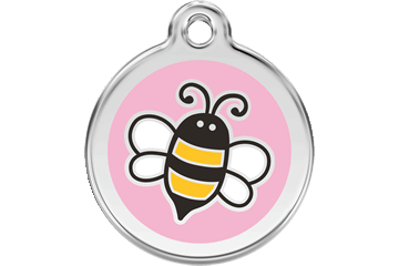Red Dingo Enamel Pet ID Tag Bumble Bee (1EP), Large