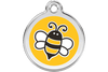 Red Dingo Enamel Pet ID Tag Bumble Bee (1EY), Large