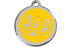 Red Dingo Enamel Pet ID Tag Music (1MU), Small