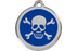 Red Dingo Enamel Pet ID Tag Skull & Cross Bone (1XB), Small