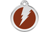 Red Dingo Enamel Pet ID Tag Flash (1ZF), Medium
