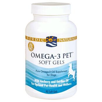 Nordic Naturals Omega-3 Pet Supplement Dog Soft Gel Cap 90ct On