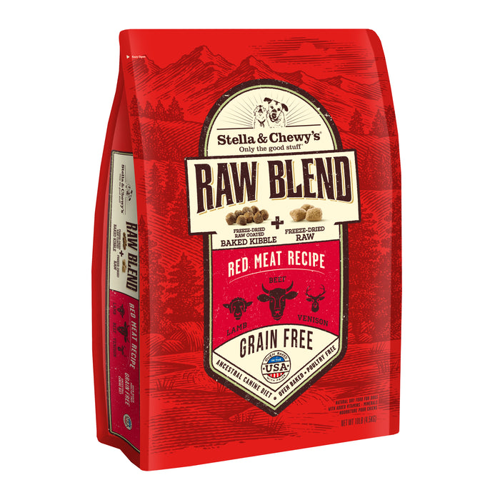 Stella & Chewy's Raw Blend Grain Free Dog Dry Food Red Meat