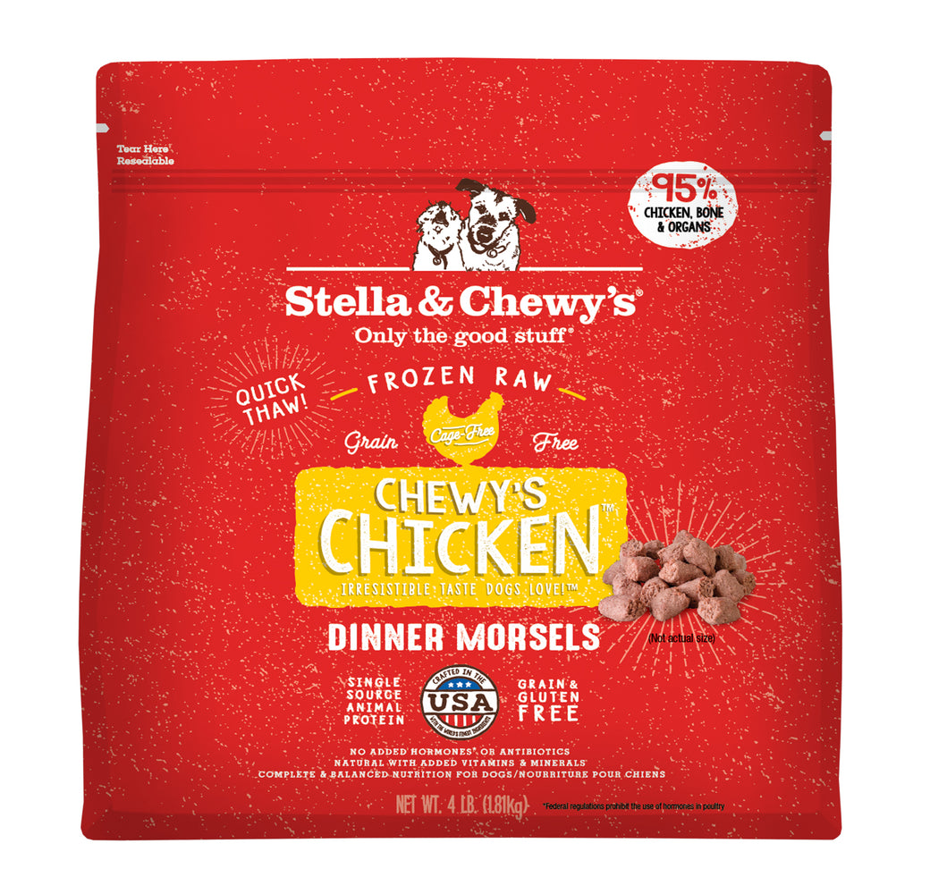 Stella & Chewy's Dog Frozen Raw Food Dinner Morsels Chewy's Chicken