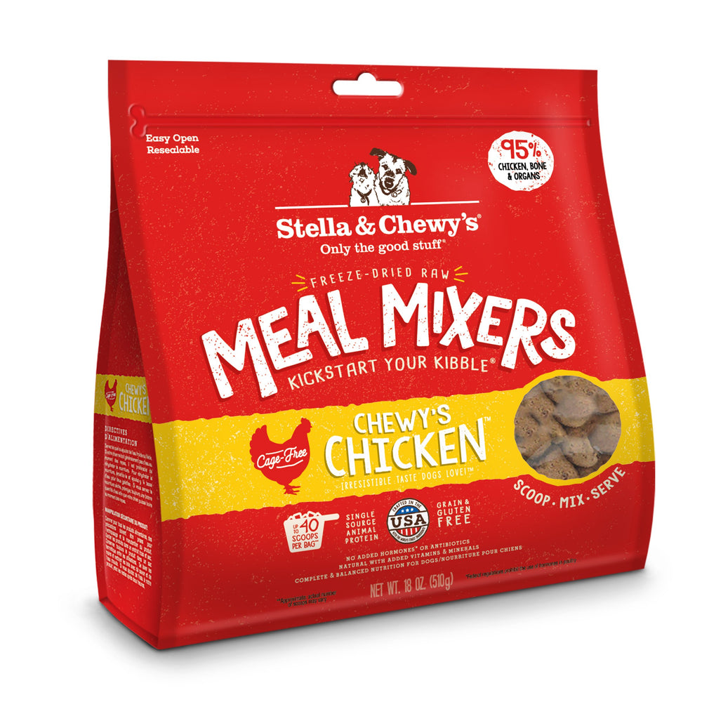 Stella & Chewy's Dog Freeze Dried Food Mixer Chicken, 35oz