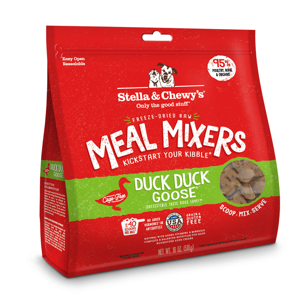 Stella & Chewy's Dog Freeze Dried Food Mixer Duck, Duck, Goose