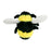 Tall Tails Dog Toy Plush Squeaker Bee 6"