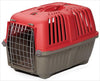 Midwest Spree Plastic Pet Carrier Red