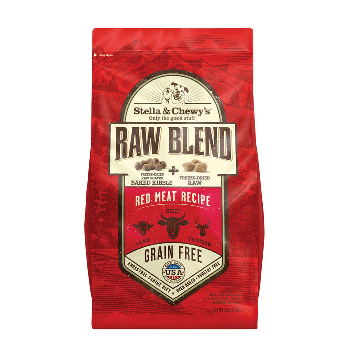 Stella & Chewy's Raw Blend Grain Free Dog Dry Food Red Meat