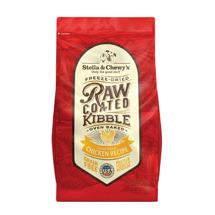 Stella & Chewy's Raw Coated Grain Free Dog Dry Food Cage-Free Chicken
