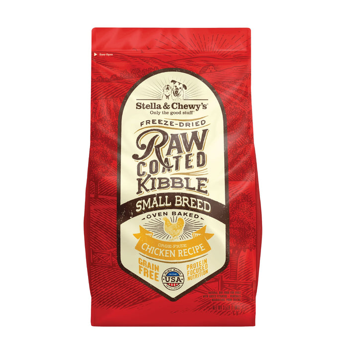 Stella & Chewy's Raw Coated Grain Free Dog Dry Food Cage-Free Chicken Small Breed