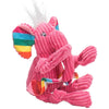 Hugglehounds Knottie Dog Toy Rainbow Elephant Small