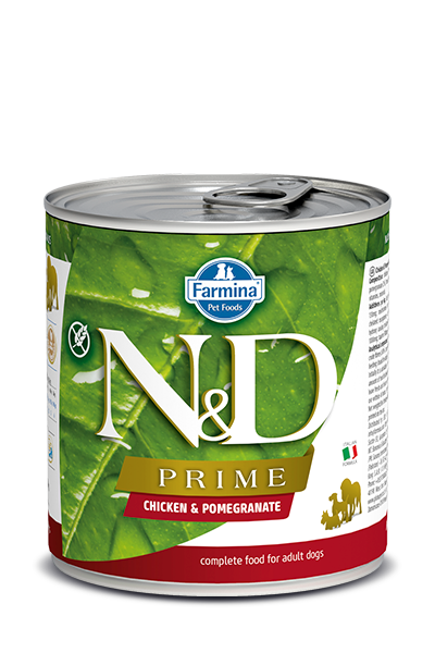 Farmina N&D Prime Grain Free Dog Can Food Chicken & Pomegranate Med/Maxi