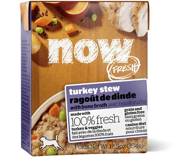 Petcurean Now Fresh Grain Free Dog Wet Food Turkey & Bone Broth Stew