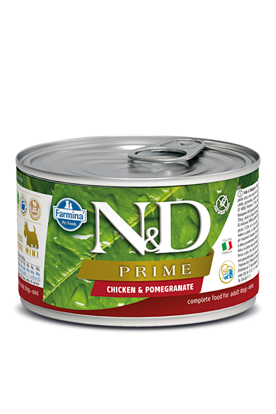 Farmina N&D Prime Grain Free Dog Can Food Chicken & Pomegranate Mini