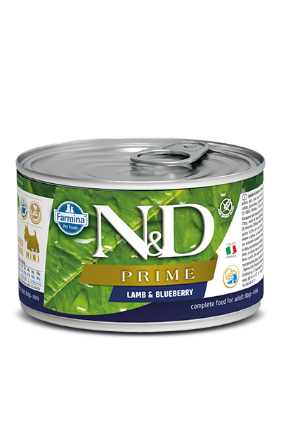 Farmina N&D Prime Grain Free Dog Can Food Lamb & Blueberry Mini