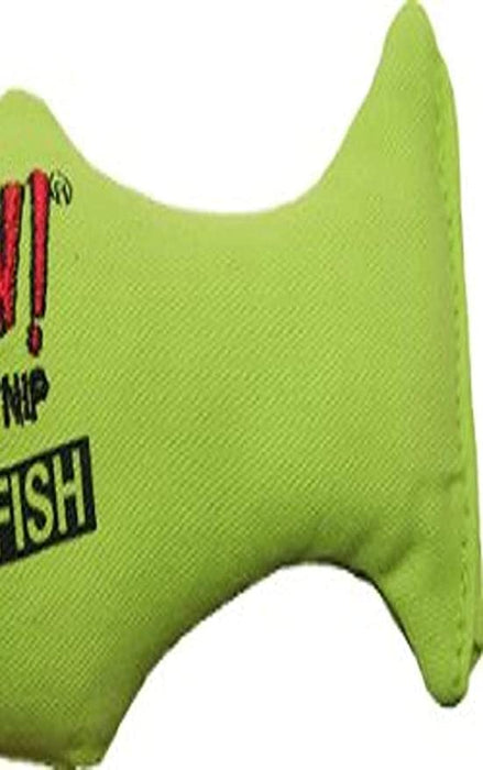 Yeowww! Catnip Toy Fish Green