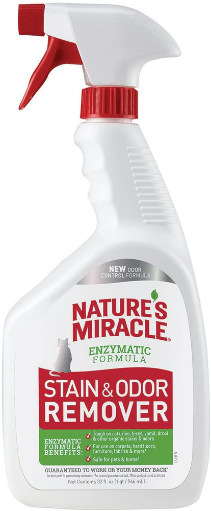 Nature's Miracle Cat Enzymatic Stain & Odor Remover, 32oz