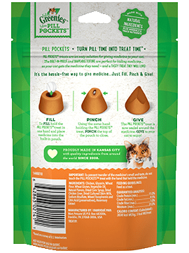 Greenies Pill Pocket Chicken Cat Treats, 1.6oz