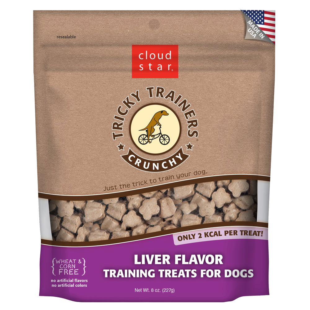 Cloud Star Tricky Trainers Crunchy Dog Treats Liver