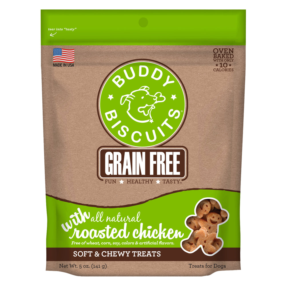 Buddy Biscuit Soft & Chewy Dog Grain Free Treats Chicken
