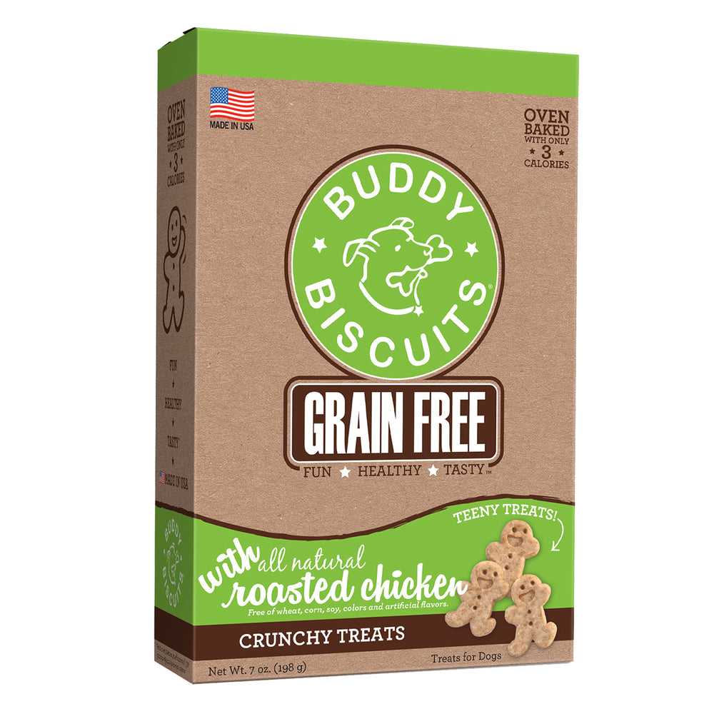 Buddy Biscuit Oven Baked Dog Grain Free Treats Teeny Chicken