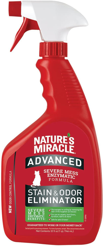 Nature's Miracle Advanced Cat Stain & Odor Remover, 32oz