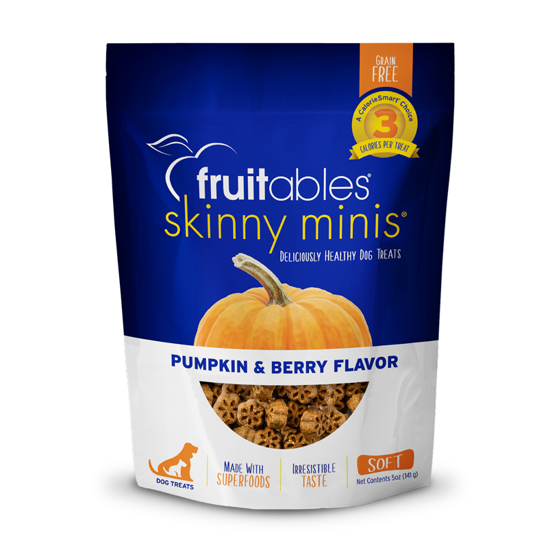 Fruitables Crunchy Dog Treat Pumpkin Blueberry