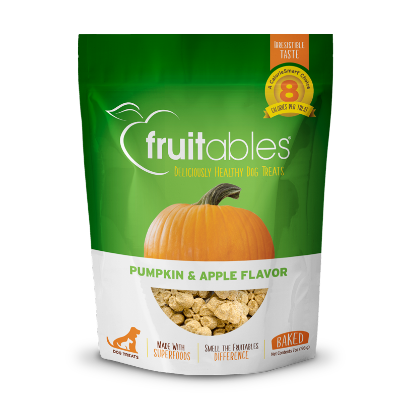 Fruitables Crunchy Dog Treat Pumpkin Apple