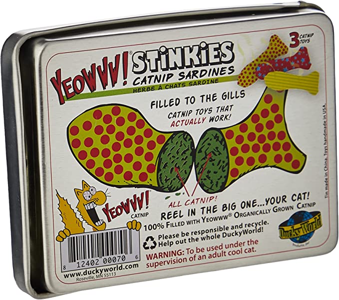 Yeowww! Catnip Toy Tin of Stinkies