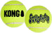 Kong SqueakAir Dog Toy Tennis Balls, X-Large 2pk