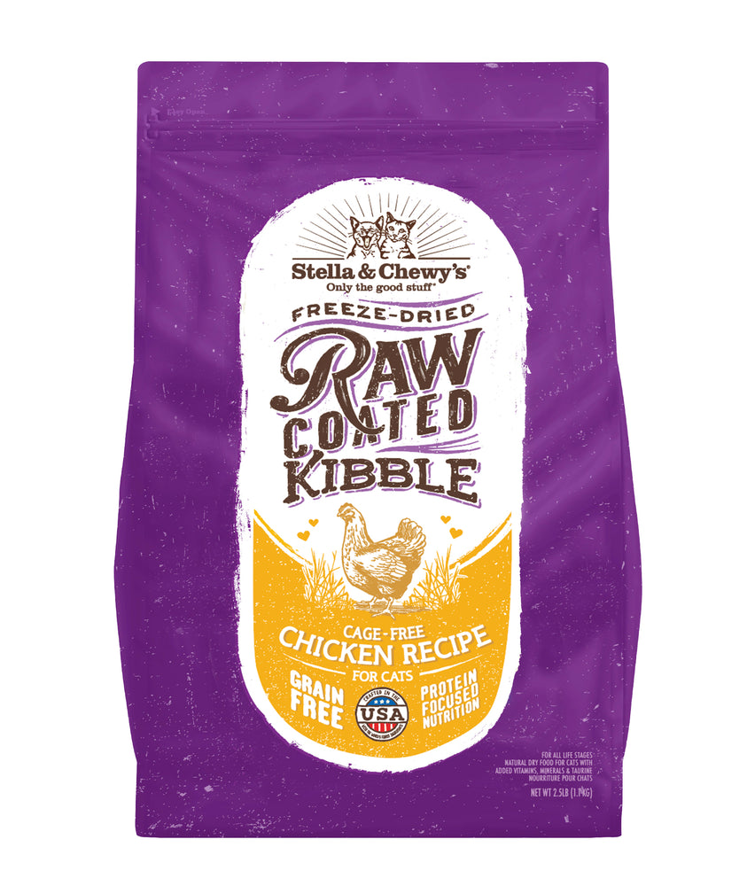 Stella & Chewy's Raw Coated Grain Free Cat Dry Food Cage-Free Chicken