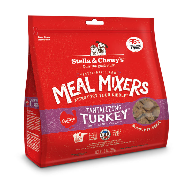 Stella & Chewy's Dog Freeze Dried Food Mixer Tantalizing Turkey