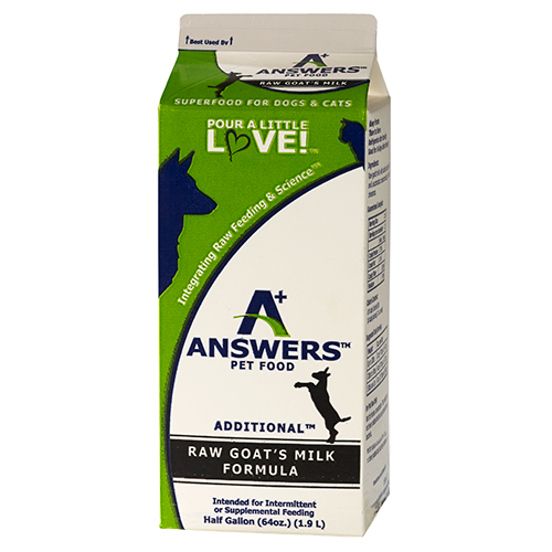 Answers Frozen Raw Fermented Goat Milk
