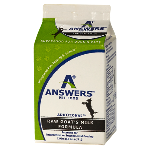 Answers Frozen Raw Fermented Goat Milk