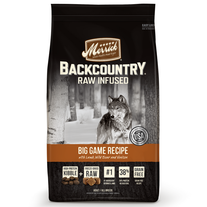 Merrick Backcountry Grain Free Dog Dry Food Big Game