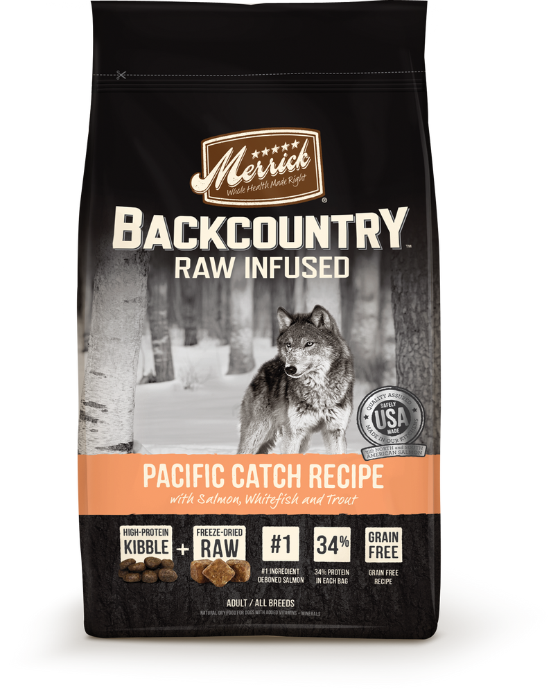 Merrick Backcountry Grain Free Dog Dry Food Pacific Catch Salmon