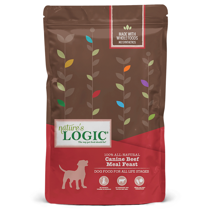 Nature's Logic Original Grains Canine Dry Food Beef Meal Feast