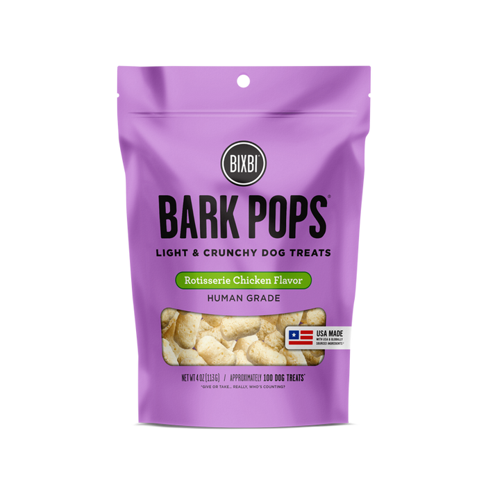 Bixbi Bark Pops Dog Treats Rotisserie Chicken