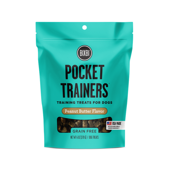 Bixbi Pocket Trainer Dog Treats Peanut Butter