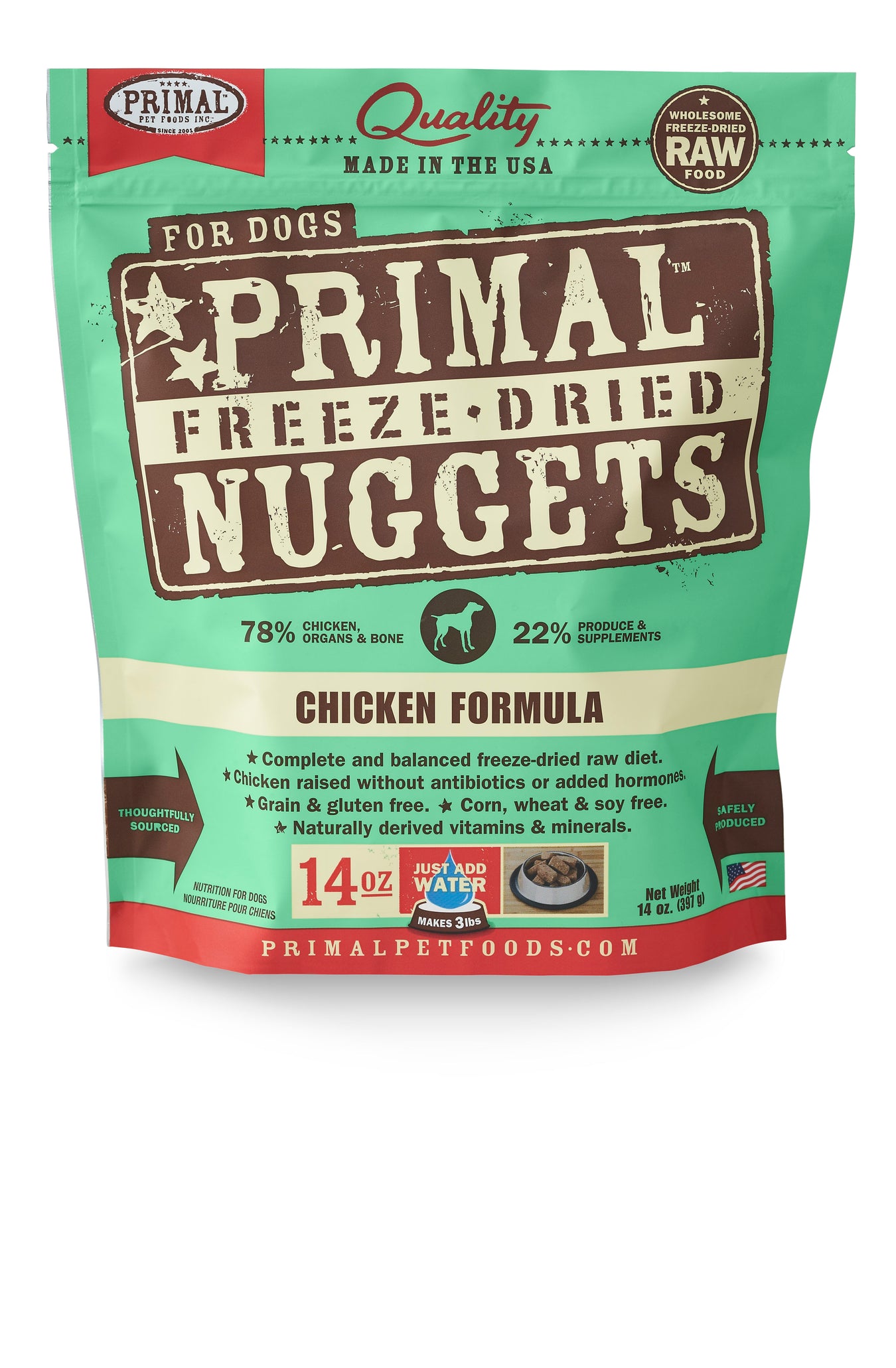 Primal Dog Food, Treats & Chews