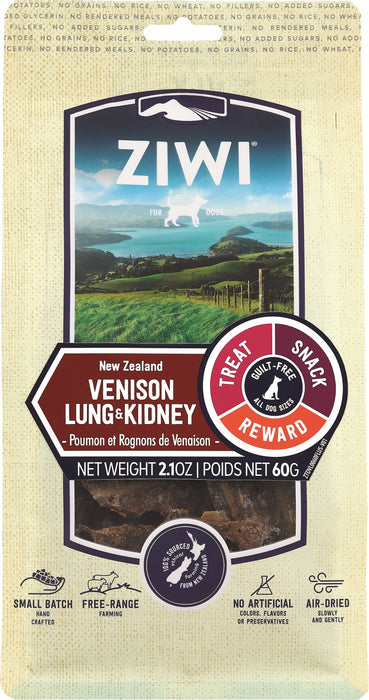 Ziwi Peak Dog Treats Venison Lung & Kidney