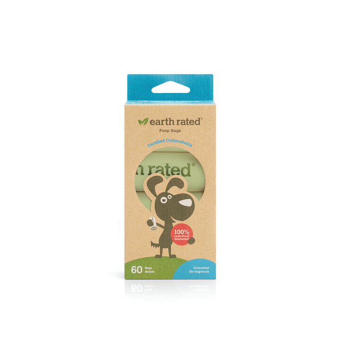 Earth Rated Unscented Compost Bags 4 Rolls