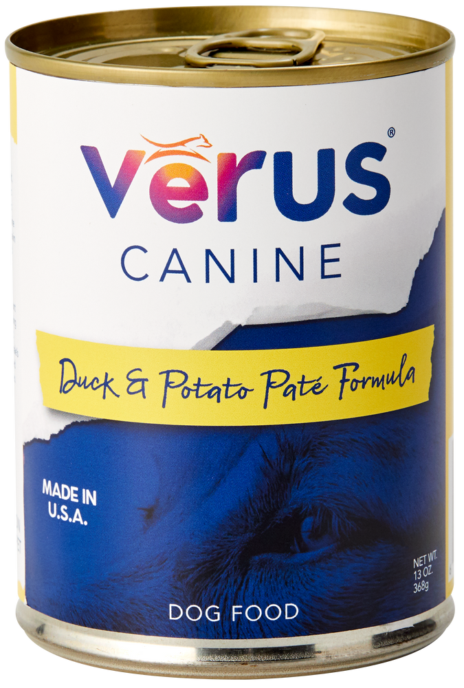 Verus Dog Grains Can Food Duck & Potato Pate 13oz, case of 12
