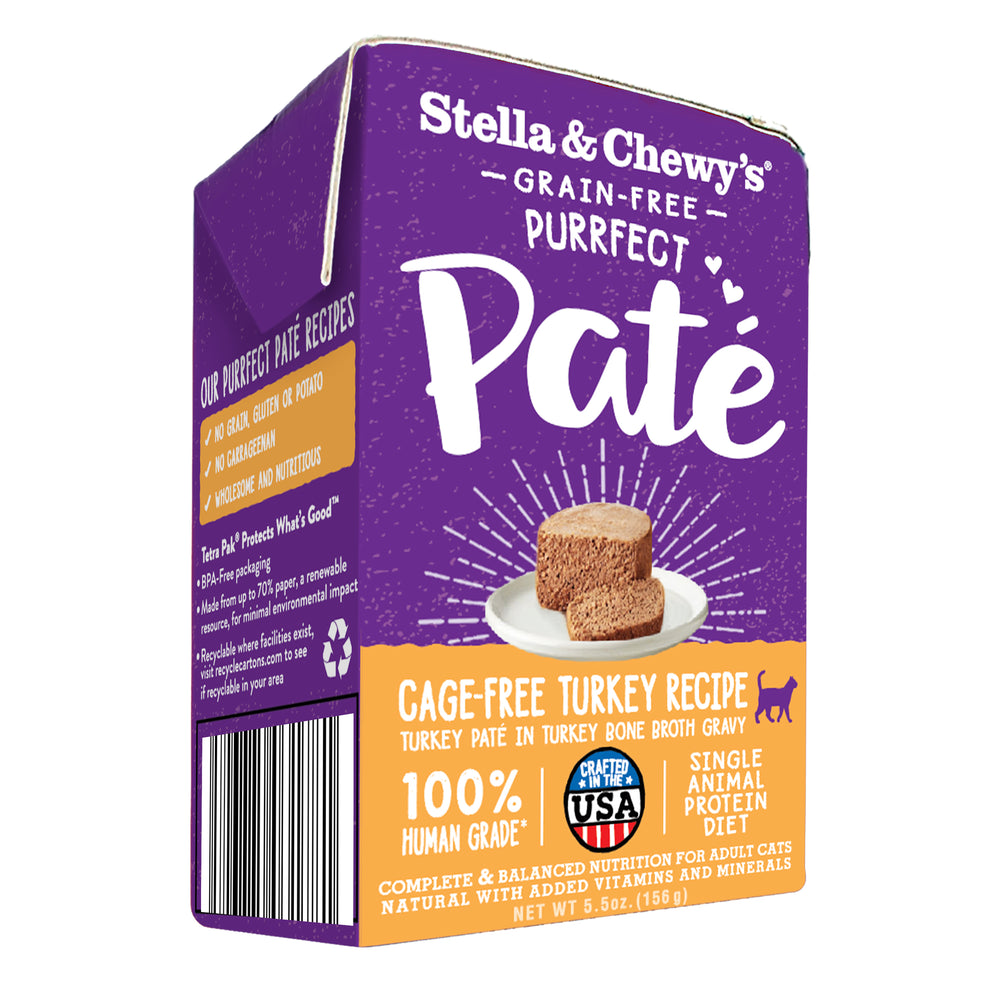 Stella & Chewy's Purrfect Cat Wet Food Pate Cage-Free Turkey