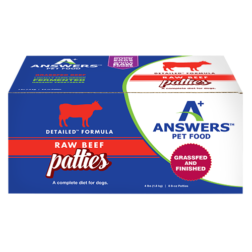 Answers Detailed Dog Frozen Raw Food Patties Beef On Sale At NJ